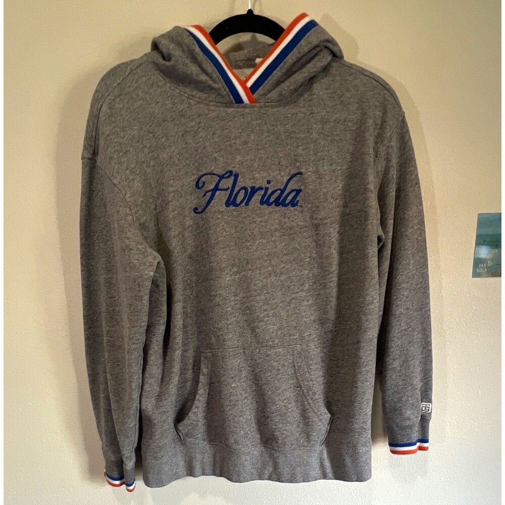Tailgate Florida Gators Gray Pullover Hoodie Sweatshirt Size S